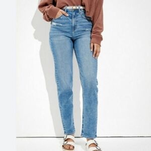 American Eagle Mom Straight Jeans Size 6 Short
